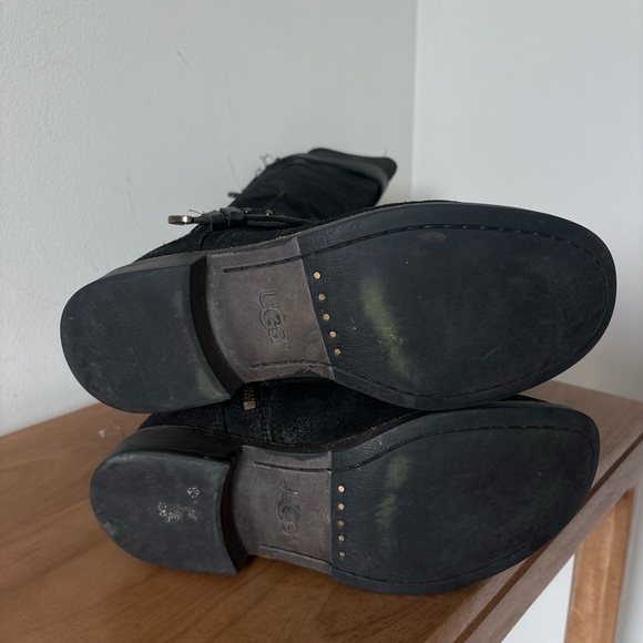 UGG 1007671 Black Dayle Tall Boots Size 8 - Picture 7 of 12